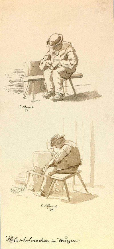 Shoemakers from Podkoren by Ladislav Benesch